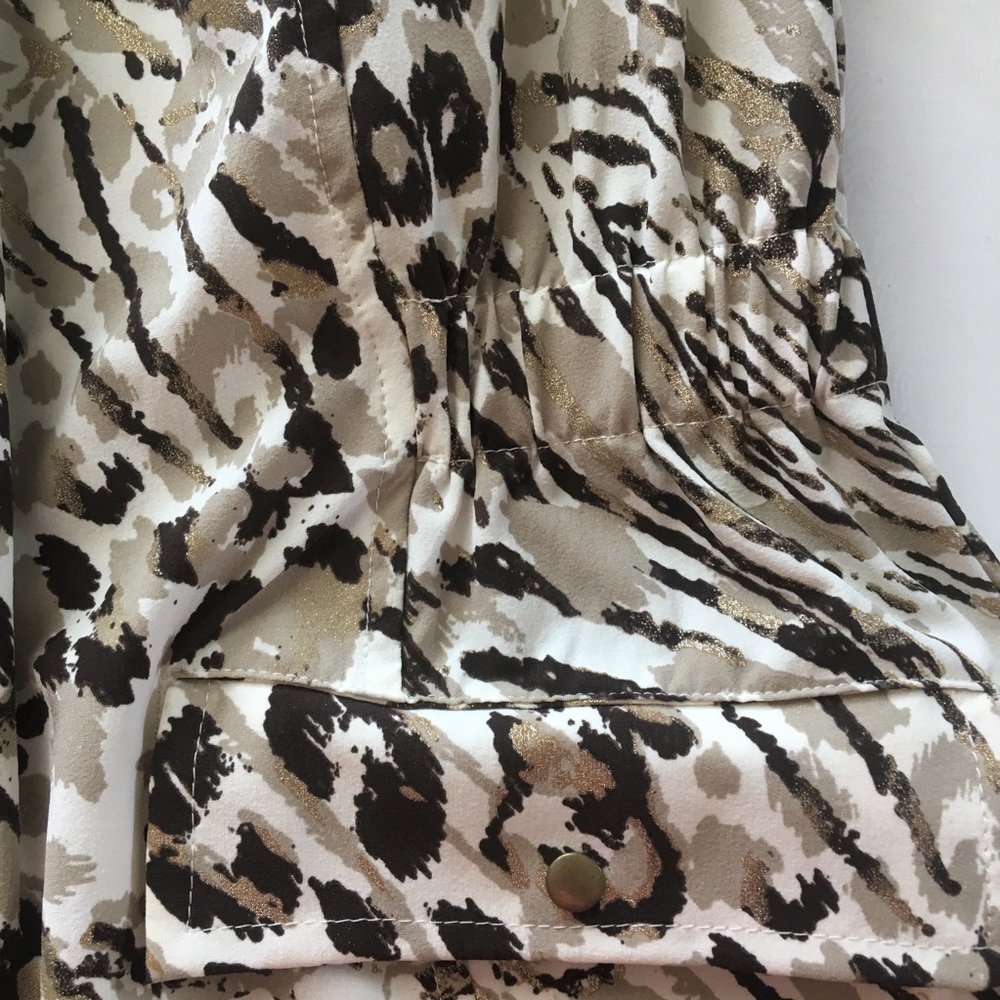 Chico’s Zenergy Tribal Print Blazer Sz M - Picture 6 of 16